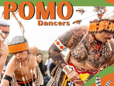 Sonoma County Pomo Dancers at the Armstrong Redwoods Forest Theater
