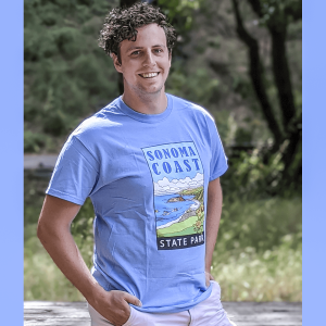Shirt – Sky Blue Short Sleeved Sonoma Coast T-Shirt (Sale!)