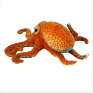 Plush Toy – Small 15” Orange Octopus