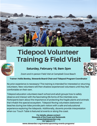 2023 Tidepool Volunteer Training and Field Visit