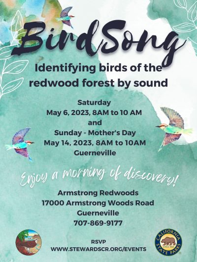 2023 Birding the Redwood Forest by Ear Mothers Day