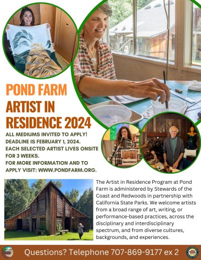 2024 Artist in Residence APPLY