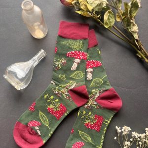 Socks – Mushrooms and Frogs