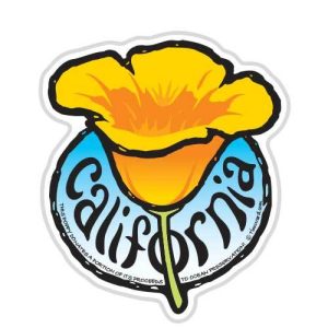 Sticker – California Poppy