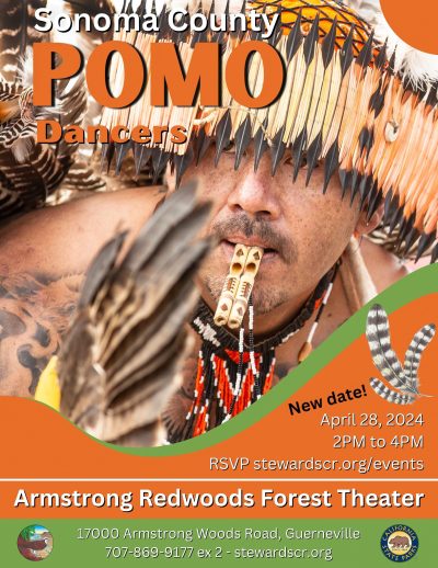 Sonoma County Pomo Dancers at the Armstrong Redwoods Forest Theater