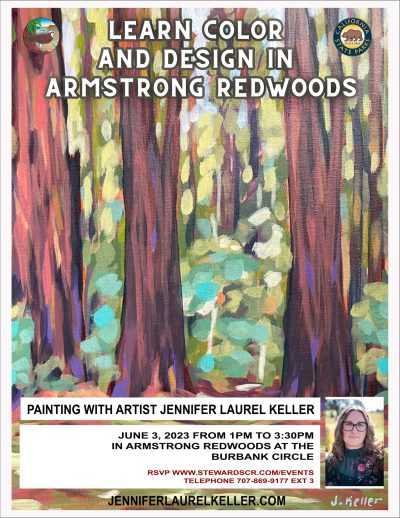 2023 Painting Armstrong Redwoods Burbank Circle