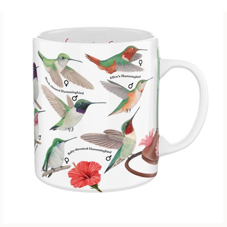 Mug – Hummingbird – Porcelain | Stewards of the Coast and Redwoods