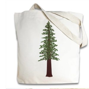 Tote – Redwood tree with animals on branches