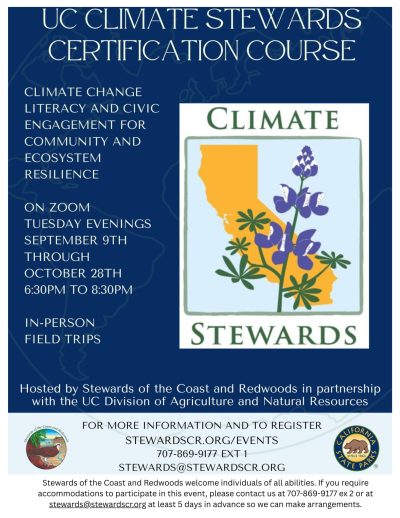 UC California Climate Stewards Certification 2025