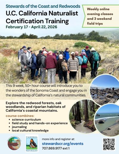 2026 U.C. California Naturalist Certification Winter Spring