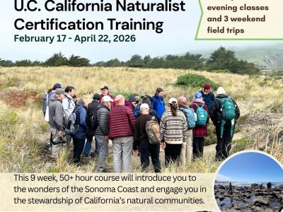 U.C. California Naturalist Certification Winter Spring 2026
