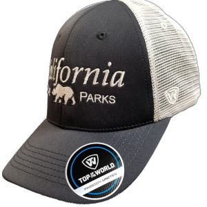 Cap-California State Parks Ranger One Trucker Hat -Charcoal