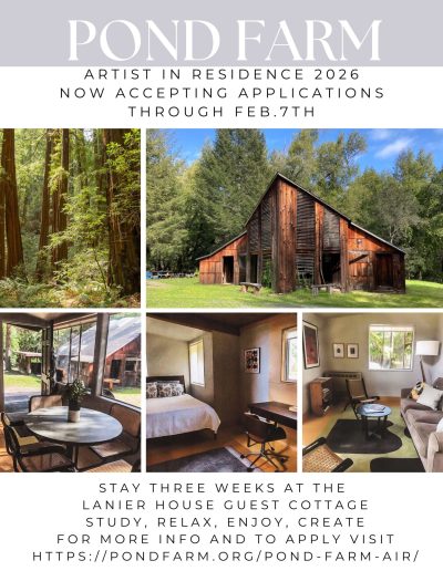 2026 Artist in Residence APPLY