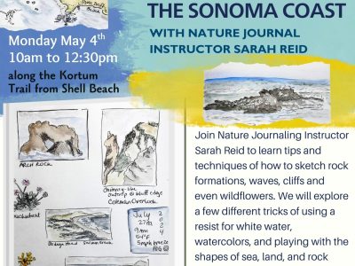 2026 Nature Journaling at the Sonoma Coast May 4th