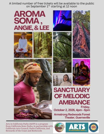 AromaSoma, Angie, and Lee, at the Forest Theater - Handpan and more