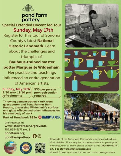 2026 Pond Farm Docent-led Tour 5.17.2026