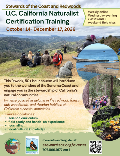 2026 U.C. California Naturalist Certification Fall