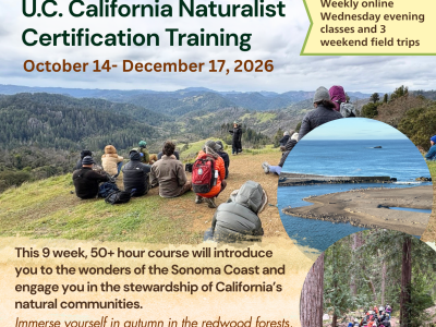 U.C. California Naturalist Certification Fall 2026