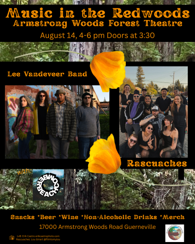 Lee Vandeveer Band Returns to the Forest Theater with special guests Rascuaches and Beachcomber