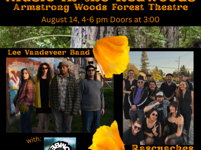 Lee Vandeveer Band Returns to the Forest Theater with special guests Rascuaches and Beachcomber