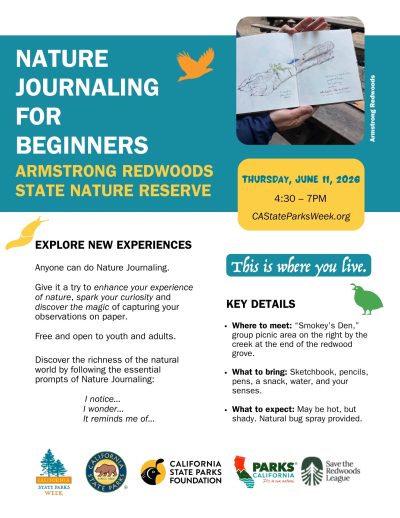 2026 Beginner's Nature Journaling Workshop