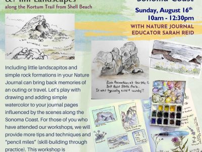Coastal Nature Journaling - Rock Formations & Mini Landscapes