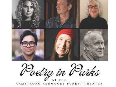 Poetry in Parks - with Forrest Gander, Lee Herrick, Brenda Hillman, Robert Hass, Iris Jamahl Dunkle, and Zoe Ryder White