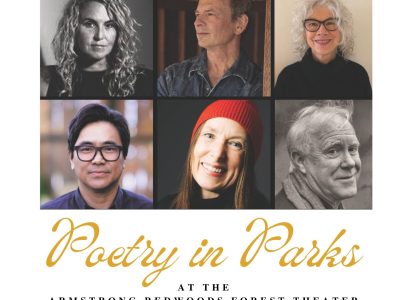 Poetry in Parks - with Forrest Gander, Lee Herrick, Brenda Hillman, Robert Hass, Iris Jamahl Dunkle, and Zoe Ryder White