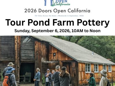 Doors Open California - Pond Farm Pottery