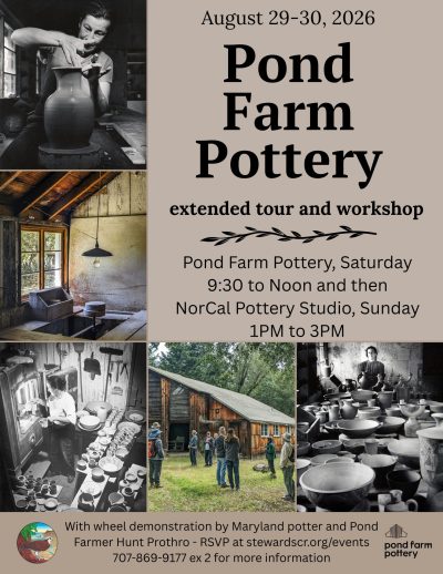 2026 Pond Farm Pottery Extended Tour and Workshop