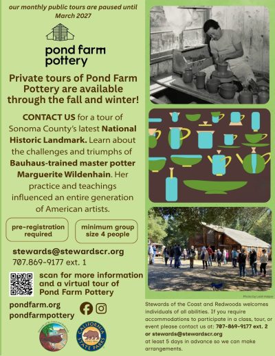 Fall/Winter Private Pond Farm Pottery Tours